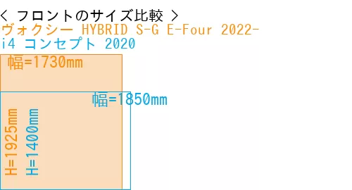 #ヴォクシー HYBRID S-G E-Four 2022- + i4 コンセプト 2020